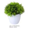 Faux Bonsai Energetic for Balcony Aesthetic Fake Grass Plants Pot Ornament Fancy Long-lasting Aesthetic