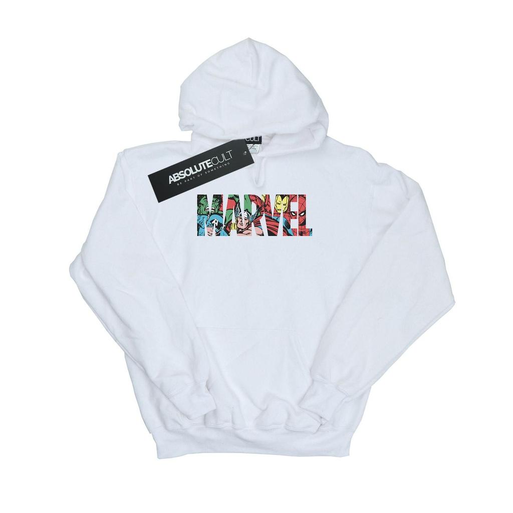 Marvel Comics Girls Logo Character Infill Hoodie