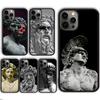 Чехол для телефона с изображением лица греческого бога для iPhone 17 Air 16 16e 15 13 14 11 12 Pro Max Plus coque fundas Оболочка