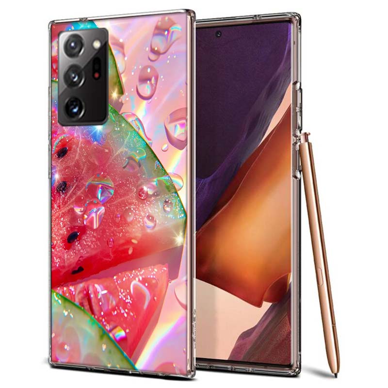 Летний фруктовый чехол для телефона с арбузом для Samsung A55 A35 A25 A15 A07 A05S A16 A17 A26 A36 A37 A56 A57 Galaxy Note 20 10 A50S A71 A