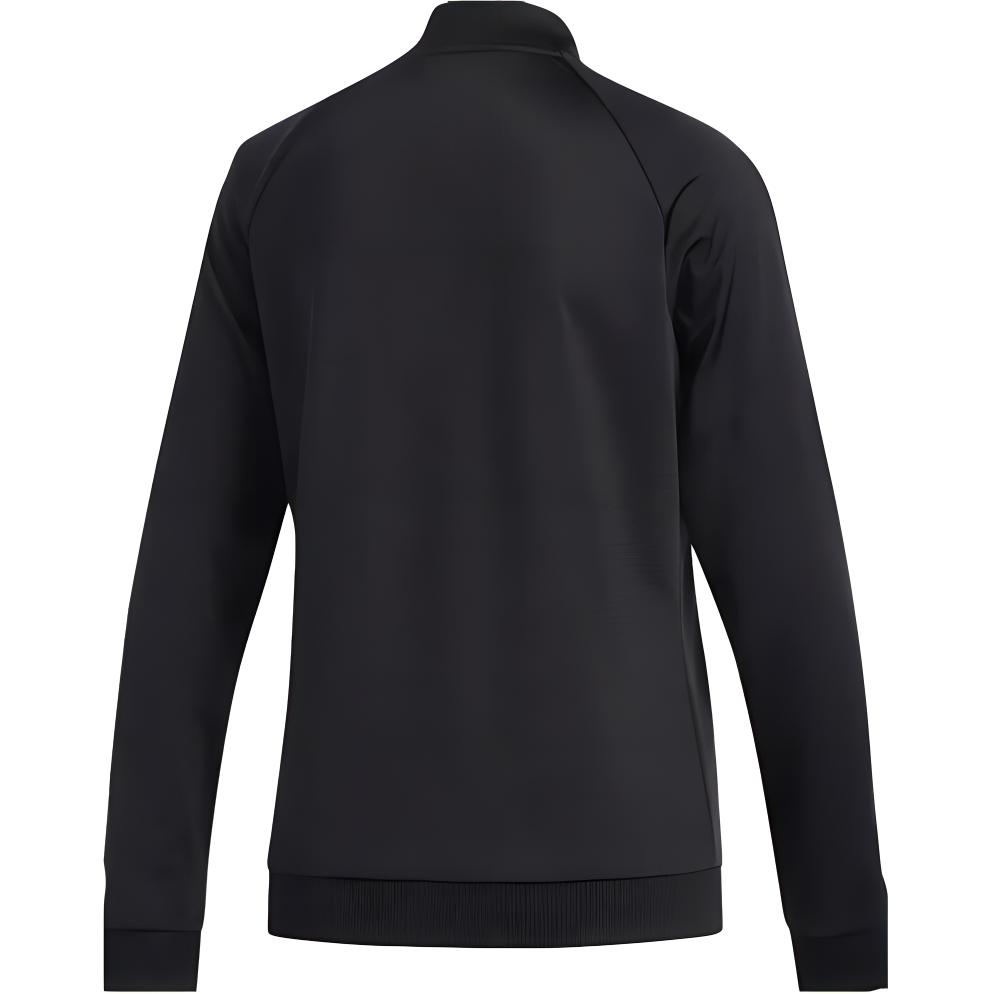 adidas Женская классическая спортивная куртка с 3 полосками Черная DZ7656