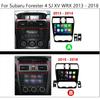 Android 14 Video Player Car Stereo Radio For Subaru Forester 4 SJ XV 2012-2015 4G Multimedia Navigation GPS Carplay 360 Camera