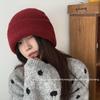 Women's Super Soft Knitted Beanie - Solid Color, Windproof, Winter Warm Wool Hat for Cold Weather.
