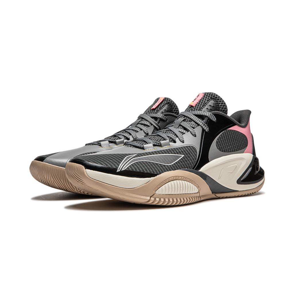 Li Ning Storm 8 Low Низкие износостойкие противоскользящие мужские баскетбольные кроссовки Черные ABFU025-2