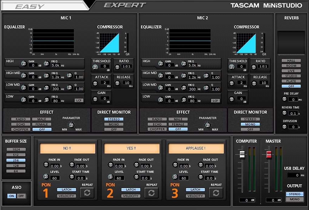 TASCAM MiNiSTUDIO CREATOR Подкаст Голосовой эффект Звуковой эффект Воспроизведение YouTube Распространение Оборудование Микшер Игровой игровой комментарий Караоке US-42B