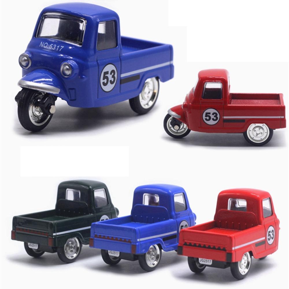 1:43 Pullback Car Alloy Three Wheeled Vehicle Model Gift Motorcycle Model