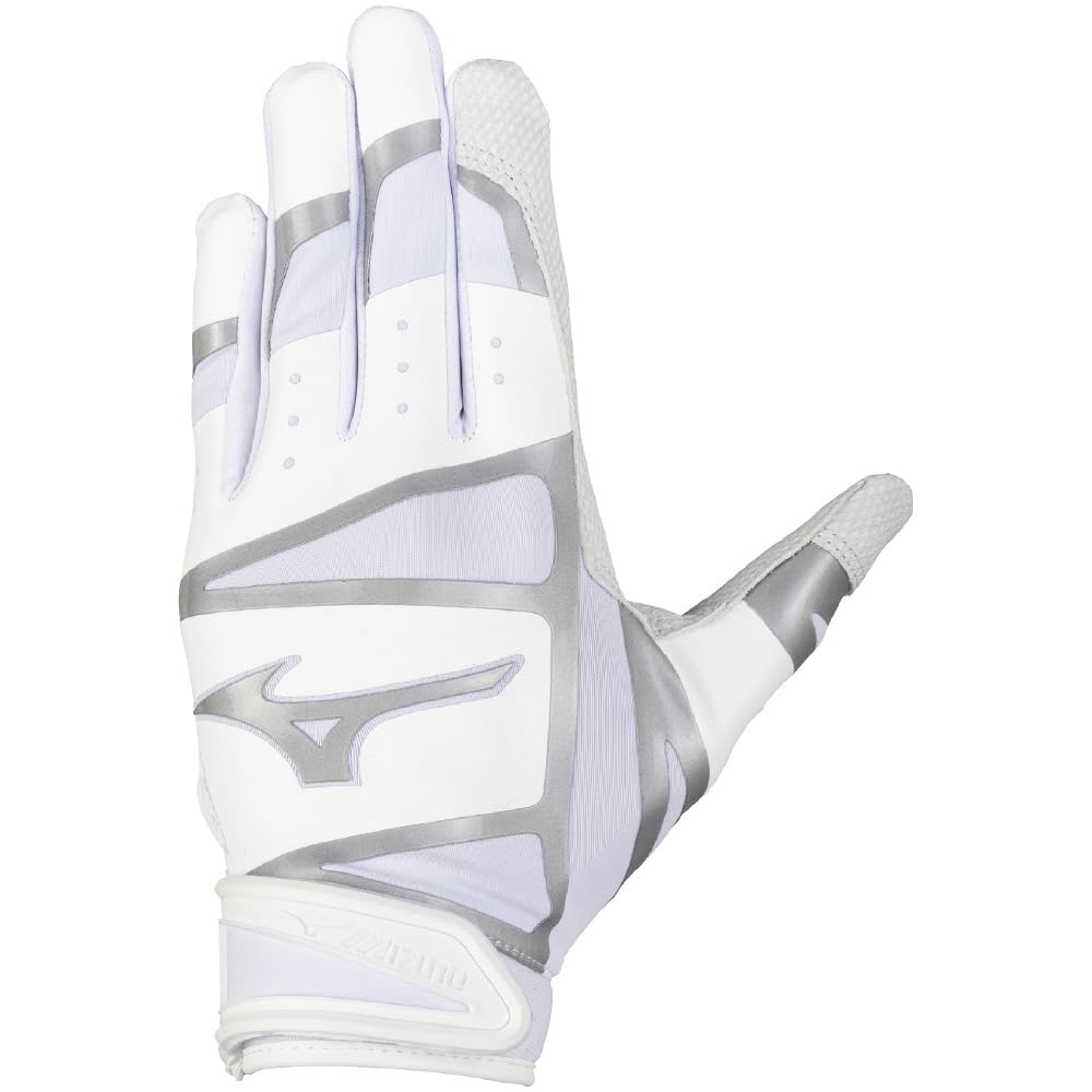 MIZUNO Direct Store Exclusive UFA Baseball Gloves 1EJEA837 L Size White x Silver (Mizuno) <Mizuno Collection> F-257