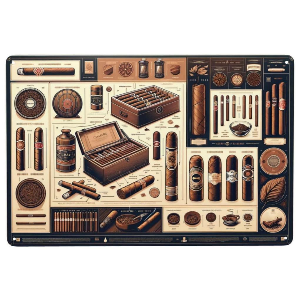 Металлические жестяные знаки, виски, сигарный бар, настенное украшение, табличка, винтажный художественный постер, железная картина для Man Cave, домашнего кафе, садового клуба, бара