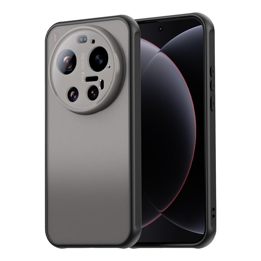 For Xiaomi 17 Ultra 5G Case Drop Proof Airbags Frosted Translucent PC + TPU Phone Back Cover