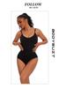 Women's Cross-Border Body Shaping One-Piece: Abdomen-Tightening, Open Crotch, Hip-Lifting, Sling Corset Briefs