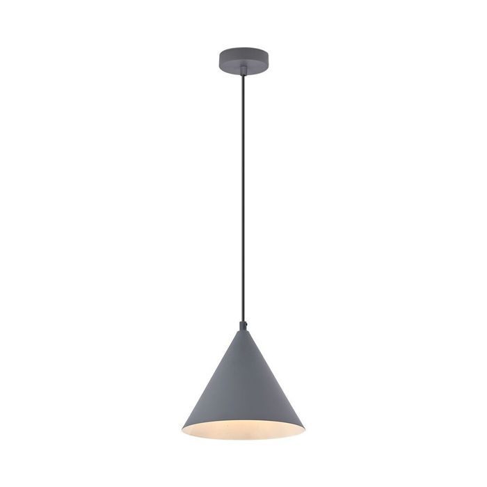 Suspension décorative - BRAYTRON - BV05-00062 - Métal gris - 1xE27 - 23W - IP20