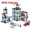 In Stock Police Station 10660 936Pcs City Police Station Bela Building Block Compatible City MOC-60141 Brick Christmas Gifts