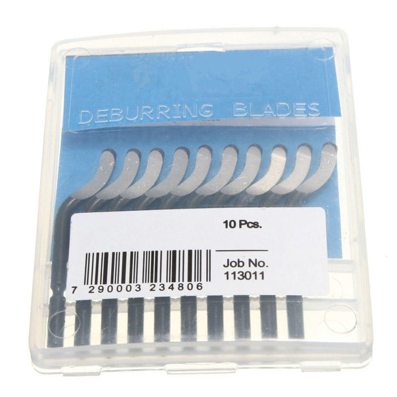 ADM 10 шт. Лезвия BS1010 с 1 шт. Ручной инструмент для снятия заусенцев NB1100, лезвие 63RC