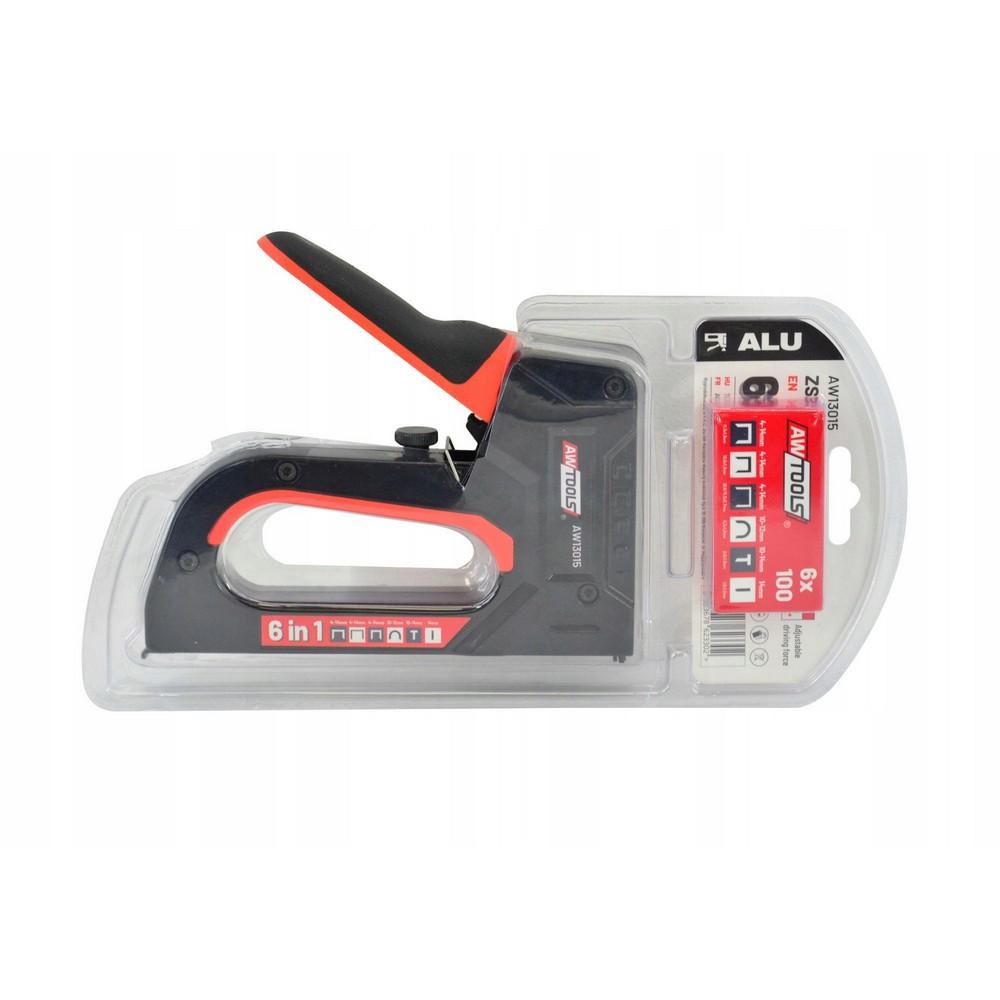 AW Tools 6-In-1 Heavy Duty Staple Gun