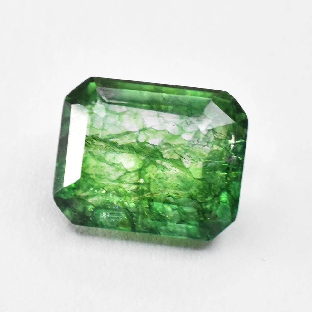 Natural Green Emerald Loose Gemstone 7.05 ct Colombian Emerald Cut for Jewelry Making and Crafts
