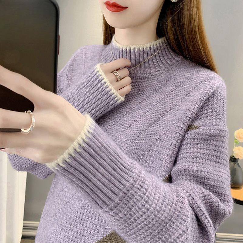 Женский шерстяной свитер Толстый Теплый Вязаный кардиган Свободного кроя Осень Зима Повседневная верхняя одежда