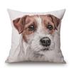 Hand Painting Dog Posters Cushion Cover Jack Russell Portrait Animals Pillowcase Xcm Bedroom Sofa Decor Pillows Case