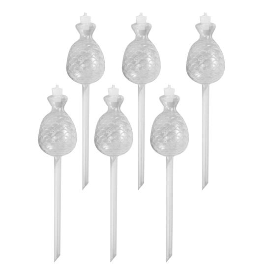 Юшенг Самополивающийся шар Дизайн ананаса Автоматические поливочные шары для растений Вставка для кашпо Устройство для полива с медленным высвобождением для комнатных горшечных растений Когда