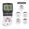 Electronic Digital Timer Switch Socket Kitchen Timer Outlet Programmable Timing Socket Control 220V EU US UK AU Plug