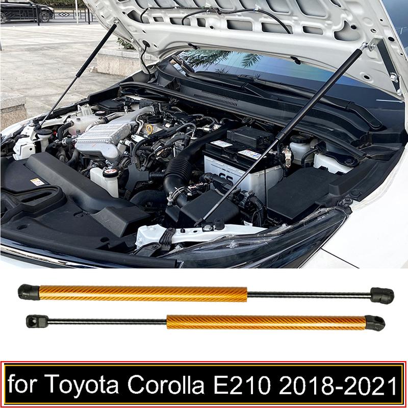 Передние стойки капота для Toyota Corolla E210 2018-2026 Модификация Подъемная опора Поршневой шток Стойка Пружина Амортизаторы Цилиндры
