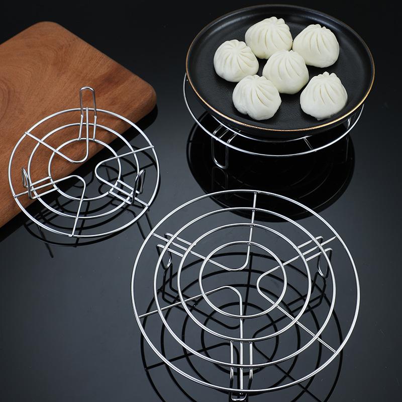 304 нержавеющая сталь подставка для пароварки пельмени яйца еда паровой противень круглая посуда рисоварки аэрофритюрница подставка кухонные принадлежности