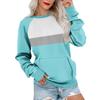 Womens Long Sleeve Sweatshirt Casual Crewneck Cute Pullover Tops Printing Lightweight Sweatshirt With Pocket
