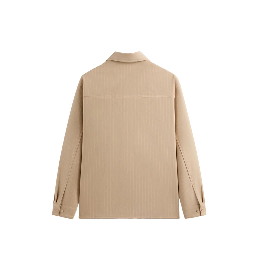 Kith Рубашка мужская Ace Fashion универсальная на пуговицах с длинным рукавом двойного плетения Хаки KHM032986-246