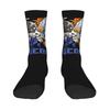 Winter Warm Hip-hop Unisex Digimon and Crests Socks Nostalgic Anime Breathable Skateboard Socks
