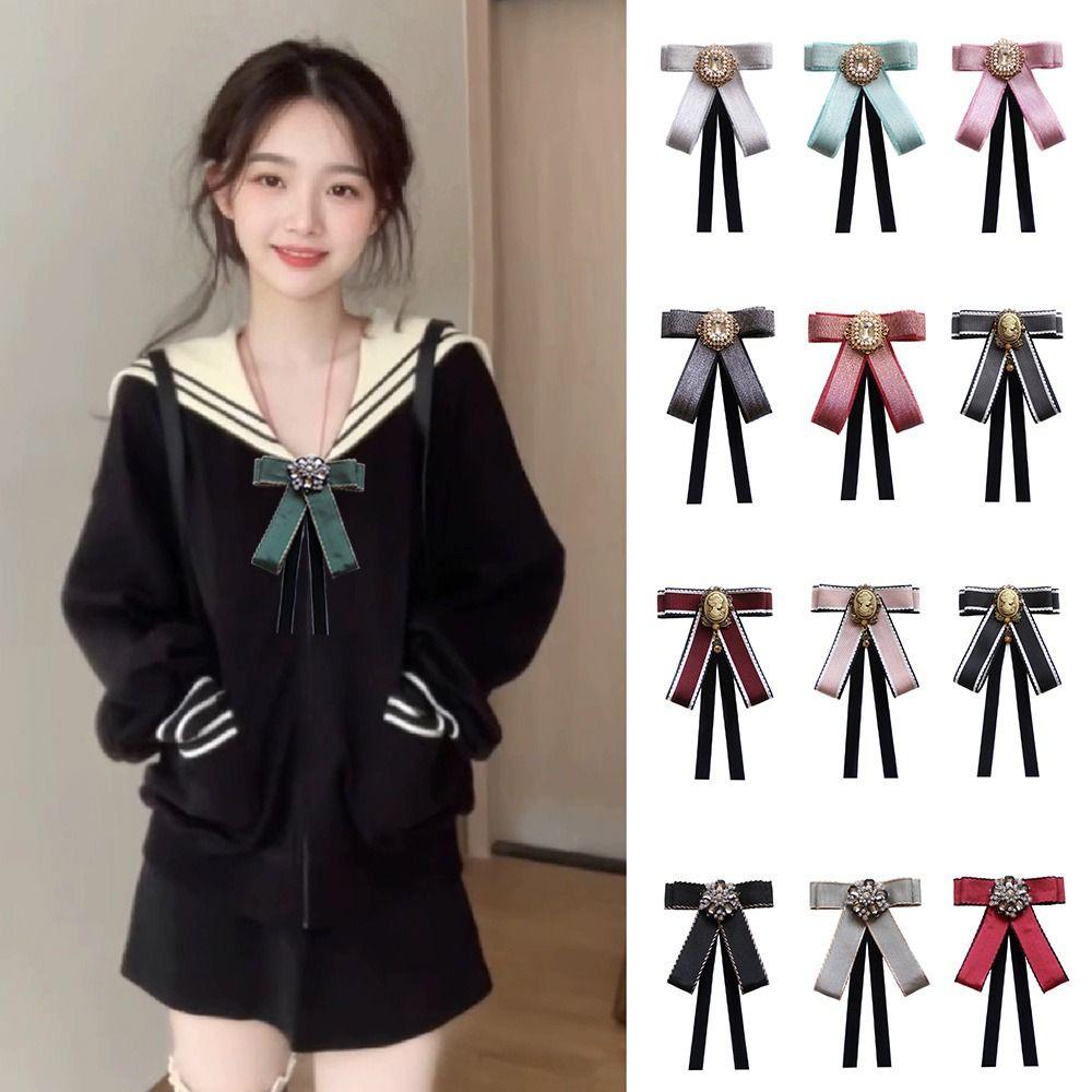 Простой Узкий Ленточный Бриллиантовый Галстук-бабочка Стразы Рубашечный Галстук-бабочка Женский Мужской Аксессуар для Торжественной Одежды