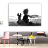 Canvas Paintings Wall Art Home Decor Kids Room Framework 1 Piece/Pcs The Little Prince And Fox Pictures HD Prints Cartoon Poster