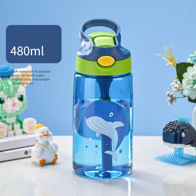 Детская соломенная чашка для питья, специальная бутылка для воды с защитой от падения, для школы, летняя портативная чашка для воды