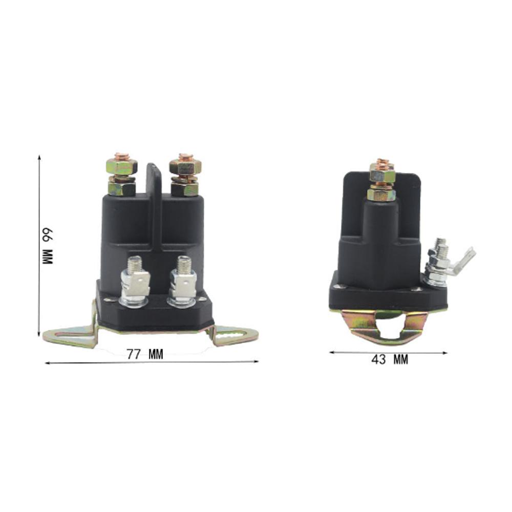 12VDC 117 1197 Starter Solenoid 4 Terminal Starter Relay Solenoid Replacement for Toro Exmark Timecutter ss5000 z4200