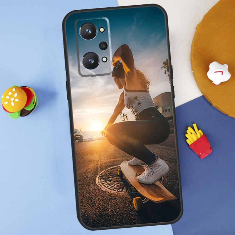 Cool Skate For Realme GT 6 6T 5 GT7 Pro C61 C75 C55 C51 C21Y C25S C67 C53 13 12 10 11 14 Pro Plus Case