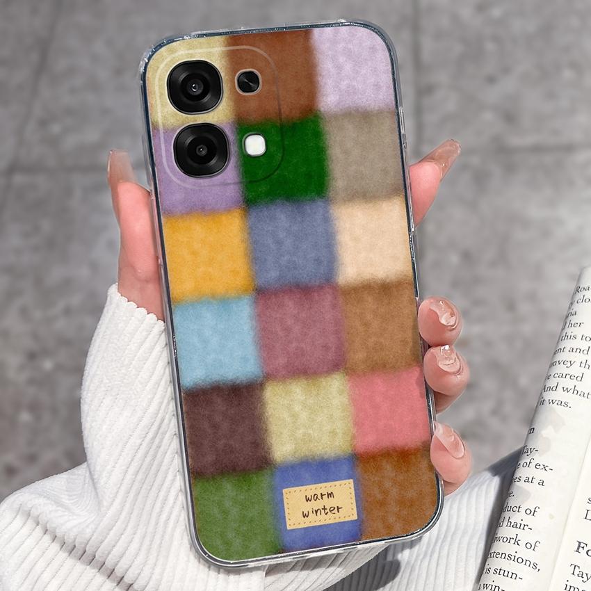 Для Oppo A6 Pro A6x A5x K13 Realme 15X C85 V70 V70s CT 7 7T 8 Чехлы для телефонов Красивые узоры Сакура Бабочки Корпус Мягкий силикон ТПУ Прозрачный корпус