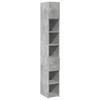 VidaXL Slim Storage Cabinet Concrete Grey 30x42.5x225 Cm, Bathroom Storage Cabinet, Storage Unit of 3281269