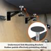 Easy Installation Sink Installation Kit Heavy Duty Pedestal Sink Support  Undermount Application