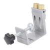 Pocket Hole Jig Set Adjustable Inclined Punch Locator Aluminum Alloy Woodworking Dowel Drilling Guide Kit