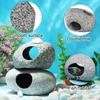 Breeding Betta Shrimp Cichlid Fish Tank Hiding Cave Stones Aquarium Cave Decorations Hidden Cavern