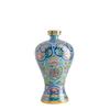 Изысканный орнамент-кувшин для вина с эмалью cloisonне в стиле «Фамиль Роуз», вместимостью 1 цзинь/5 цзиней