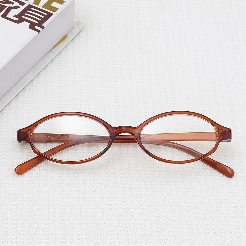 Новые круглые овальные очки для женщин Аниме Пластиковая оправа Миопия Обычные очки для близоруких -1 0 -2 5 -2 0