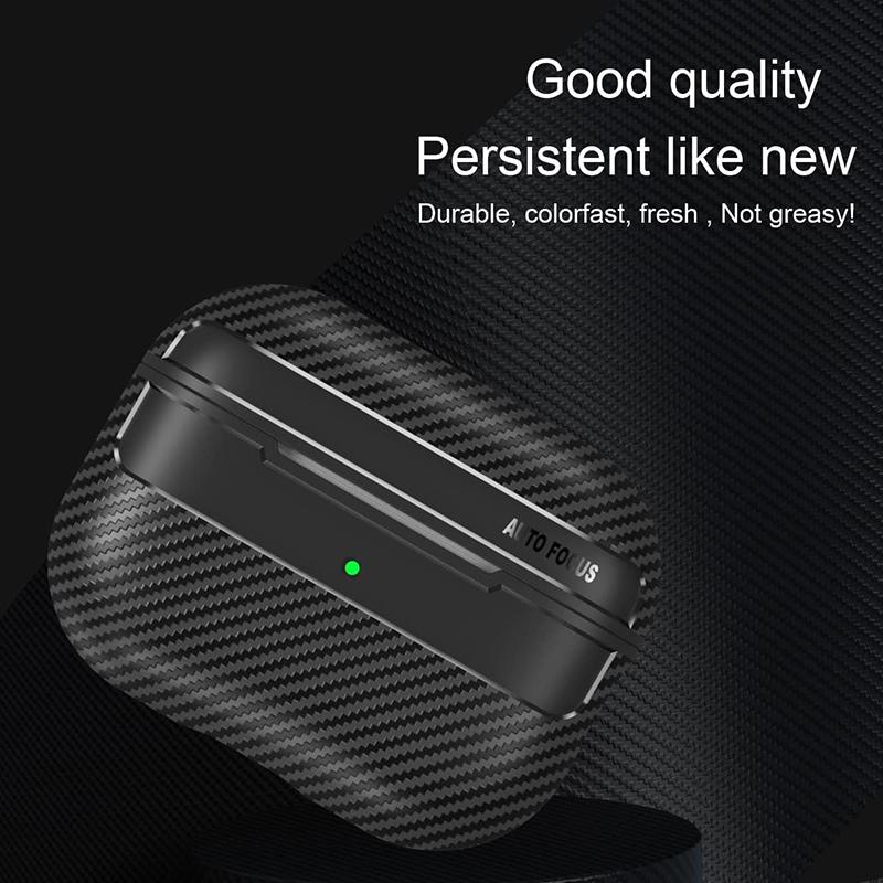 Чехол для наушников из ТПУ с Bluetooth из углеродного волокна для Airpods Pro, противоударный чехол для зарядки Apple Airpods 1 2 3 2021