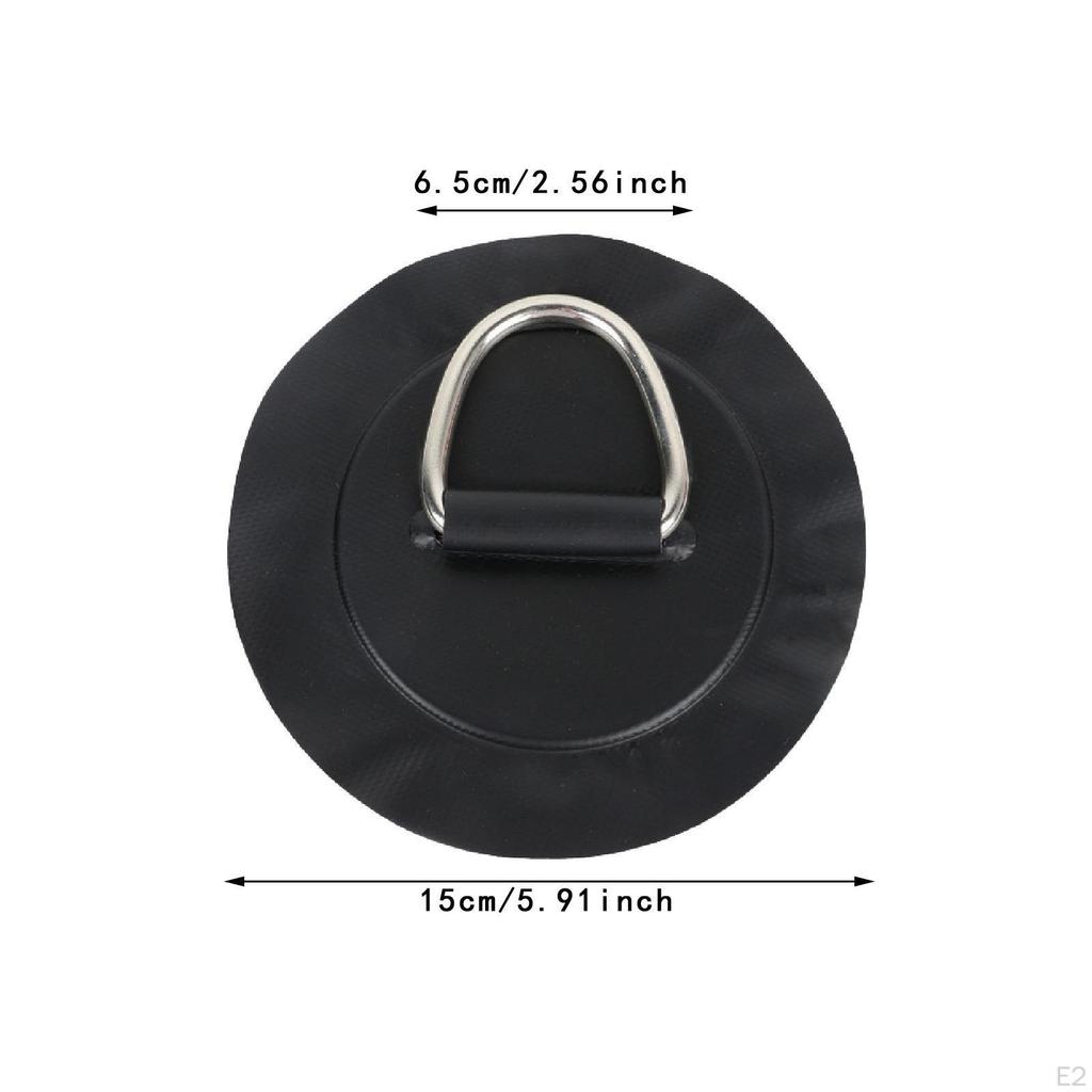 D-образное кольцо из нержавеющей стали для замены накладки на каноэ, лодку, ПВХ для гребли, рафтинга, черпака