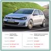 Противоскользящий коврик для ворот, накладки с пазами для VW Volkswagen Golf 7 Mk7 GTI R 2013 2014 2015 2016 2017 2018, коврик с отверстиями для автомобиля