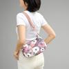 Open Run Women S Floral Nylon croSSbody Bag With Zipper Lightweight
