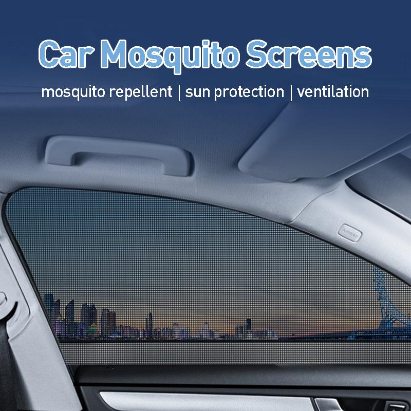 Автомобильный оконный экран, дверные чехлы, переднее/заднее боковое окно, УФ-козырек от солнца, летний козырек, сетка, москитная сетка для маленьких детей, кемпинга