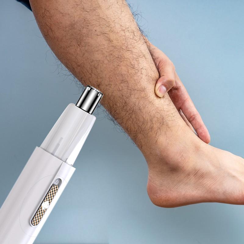 Электрический триммер для бритья носа и ушей портативный унисекс безопасный уход за лицом перезаряжаемый триммер для волос в носу бритвенный инструмент для удаления волос