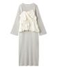 Ribbon Cami Set Knit Dress CWNO245055 IVR [Selford] Women's