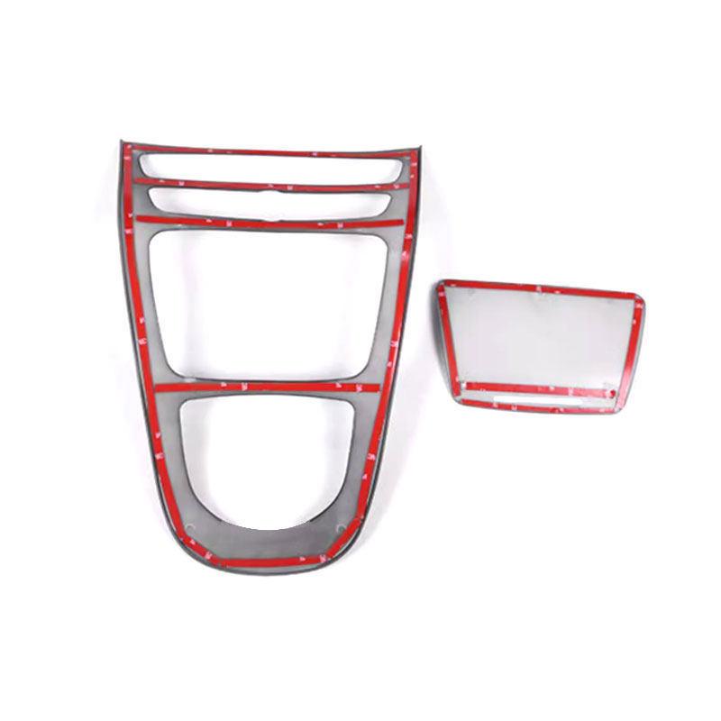 2pcs Car Interior Accessories Center Console Decoration Panel Cover Trim For Mercedes Benz E Class W213 S213 A238 C238 -