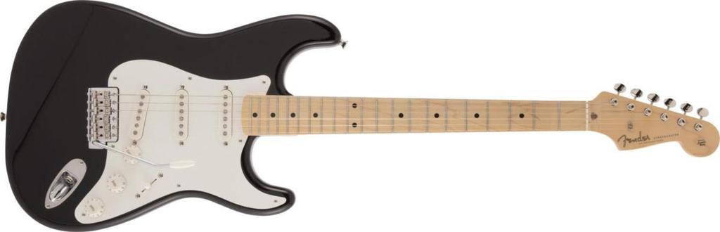 Электрогитара Fender, сделанная в Японии, традиционная гитара Stratocaster® 50-х годов, клен, черный, накладка на гриф,