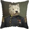 Vintage Painting Cat Dog Animal Pillow Cover Car Decor Cushion Cover Home Sofa Bed Cushion Cover